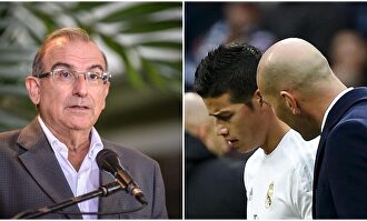Humberto de la Calle en contra de Zinedine Zidane. |  Collage