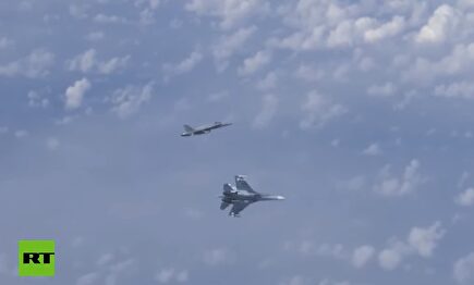 Vídeo del Ministerio de Defensa de Rusia. |  Pantallazo vídeo Russia Today