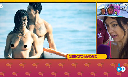 Sofía y Kiko haciendo paddle-surf |  Telecinco