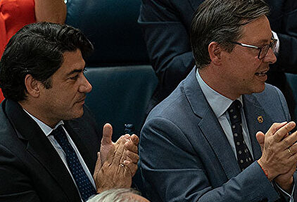 Díaz Ayuso, tras ser investida presidenta de la CAM. |  David Mudarra / PP