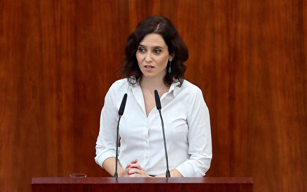 El tremendo final de discurso de Díaz Ayuso denunciando las "medias verdades y falsedades" sobre su familia