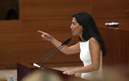 Rocío Monasterio en la Asamblea de Madrid. |  EFE