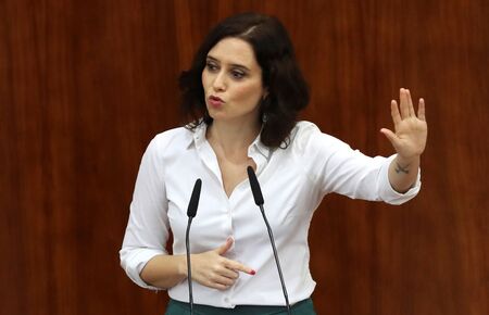 Isabel DÃ­az Ayuso en la Asamblea de Madrid. |  EFE