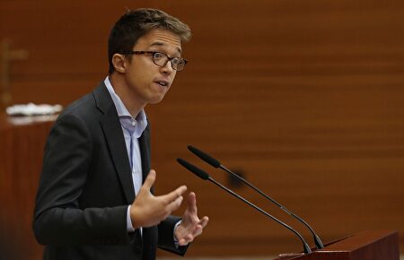 Íñigo Errejón, durante el debate de investidura. |  EFE