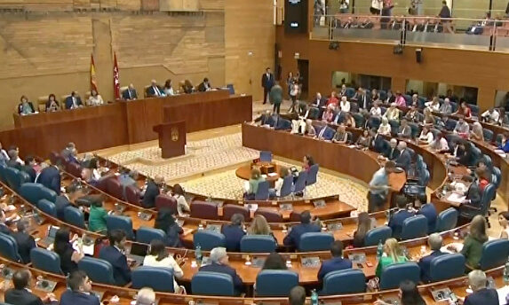 Asamblea de Madrid. | YouTube