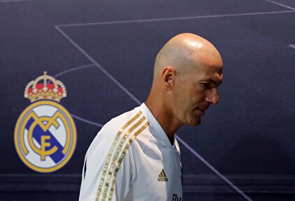 Zidane en rueda de prensa en la Ciudad Real Madrid |  EFE