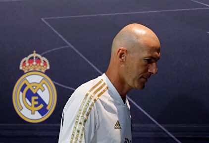 Zidane en la rueda de prensa previa al partido contra el Celta de Vigo. |  EFE