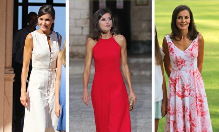 El vestidor 'low-cost' de la Reina Letizia: todos sus looks del verano