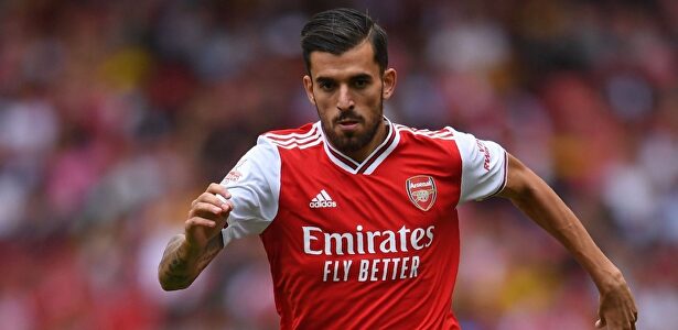Dani Ceballos en un partido con el Arsenal. |  EFE