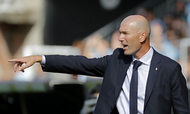 Zidane se mostró muy satisfecho del partido de su equipo en Balaídos |  EFE