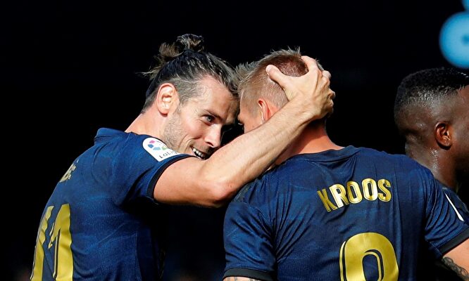 Bale y Kroos, dos de los grandes protagonistas del partido en Balaídos |  EFE