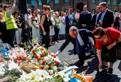 Homenje a las víctimas. |  EFE