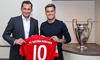 Philippe Coutinho ya posa con la camiseta del Bayern de Múnich. |  EFE