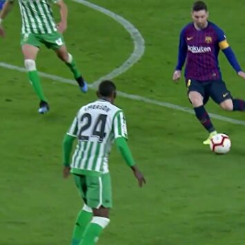 El gol de vaselina de Messi al Betis, entre los candidatos al Premio Puskás 2019