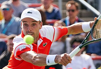 Roberto Bautista, durante el reciente Masters 1000 de Montreal. |  EFE/Archivo