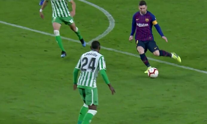 El gol de vaselina de Messi al Betis, entre los candidatos al Premio Puskás 2019