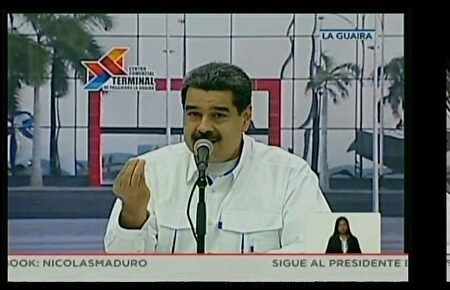 Maduro confirma contactos con EEUU