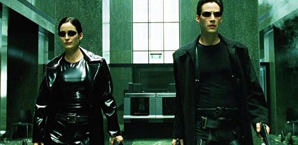 Carrie-Anne Moss y Keanu Reeves en 'Matrix' |  Youtube