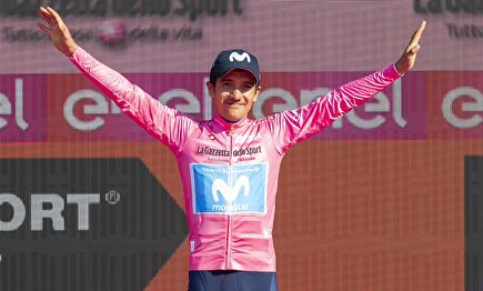 Carapaz, ganador del Giro de Italia. |  Cordon Press