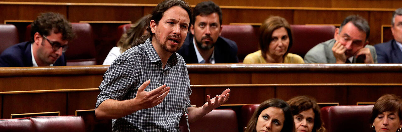 Pablo Iglesias en el Congreso |  EFE