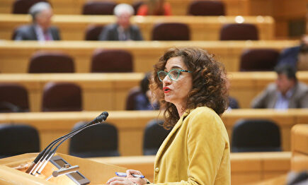 La ministra de Hacienda, María Jesús Montero |  Ricardo Rubio - Europa Press