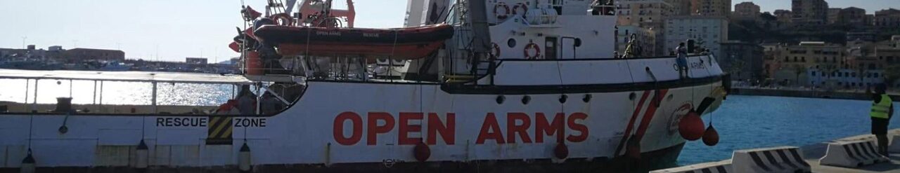 El Open Arms en Lampedusa |  EFE