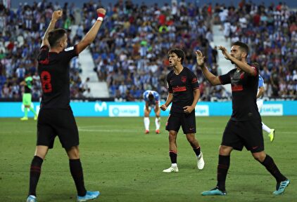 El Atlético gana por la mínima en Butarque. |  EFE