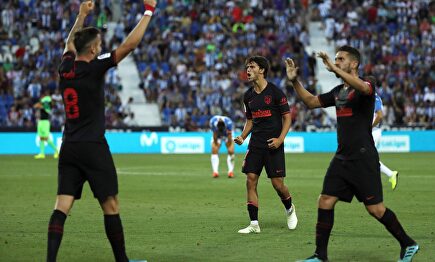 El Atlético gana por la mínima en Butarque. |  EFE