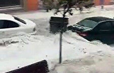 Impactante riada en Arganda del Rey