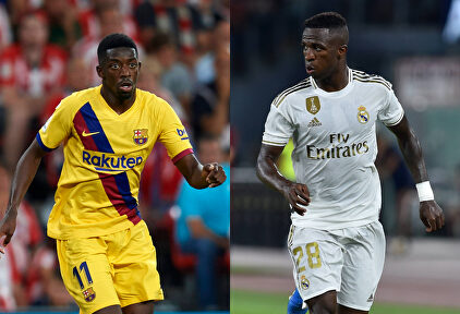 Dembélé y Vinicius, dos estrellas de futuro. | Collage