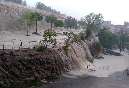El temporal en la localidad madrileña de Rivas |  EFE