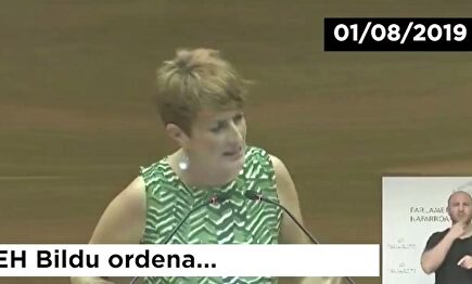 Así exigió Bildu a Chivite la alcaldía de Huarte