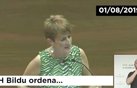 Así exigió Bildu a Chivite la alcaldía de Huarte