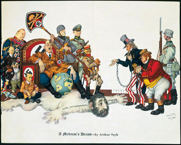 Caricatura de Arthur Szyk |  Archivo