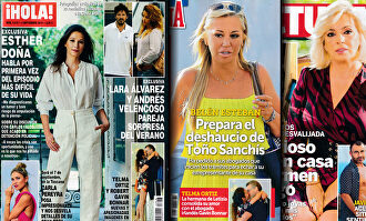 Las portadas de la prensa rosa