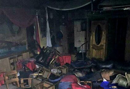 Imagen del local atacado. |  EFE