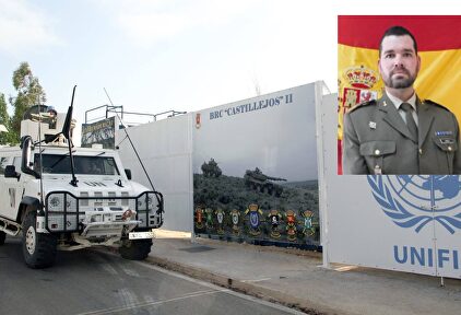 El sargento primero fallecido en Líbano. |  Defensa/EMAD