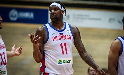 Blatche, durante un partido de clasificación para la Copa del Mundo con Filipinas |  FIBA