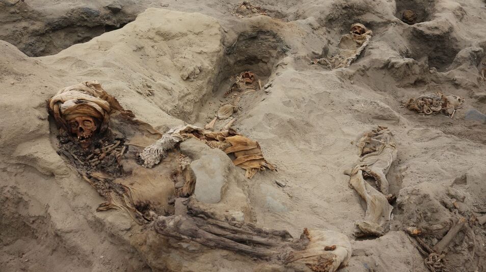Esqueletos de niños sacrificados ritualmente por la cultura Chimú son hallados en Perú Yacimiento-peru-ninos