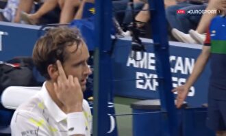 Polémica actitud de Medvedev en el US Open