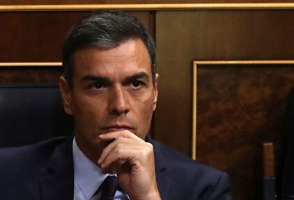 Pedro Sánchez este jueves en el Congreso. |  EFE