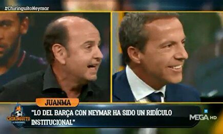 Juanma Rodríguez se ríe del "ridículo" del Barça con Neymar: "Han ofrecido hasta al Lobo Carrasco"