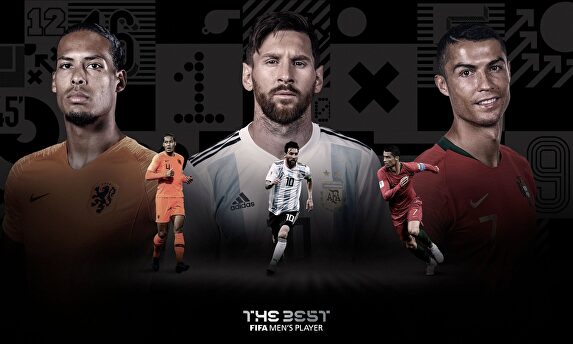 Los tres candidatos al premio de la FIFA |  Twitter