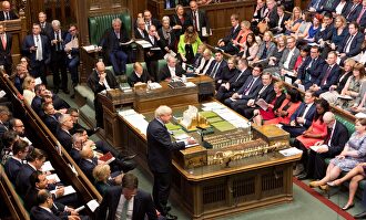 Boris Johnson, durante un debate en el Parlamento británico |  EFE