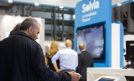 Stand de Solvia en el Barcelona Meeting Point |  Solvia