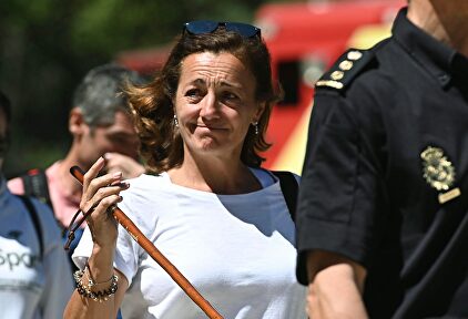 Lola, hermana de la fallecida, tras conocerse la noticia |  EFE