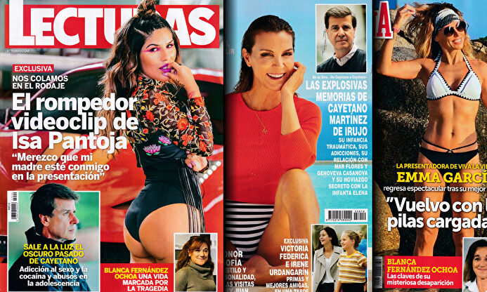 Chabelita muestra su talento oculto en la portada de 'Lecturas'