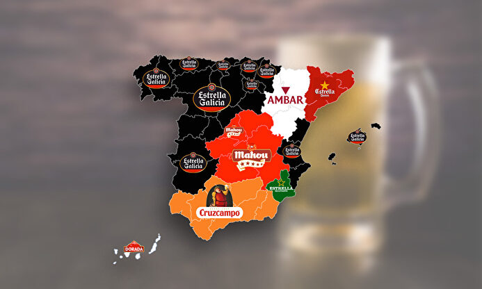 El mapa de las cervezas favoritas |  DataCentric