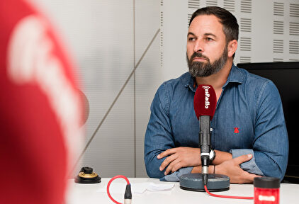 Santiago Abascal en una entrevista en esRadio |  David Alonso Rincón