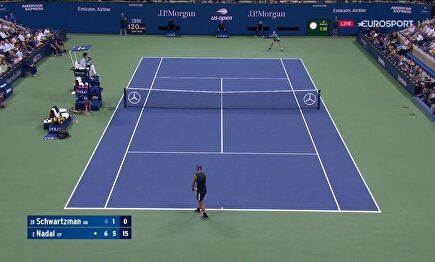 El espectacular punto del Nadal-Schwartzman que cayó del lado del argentino